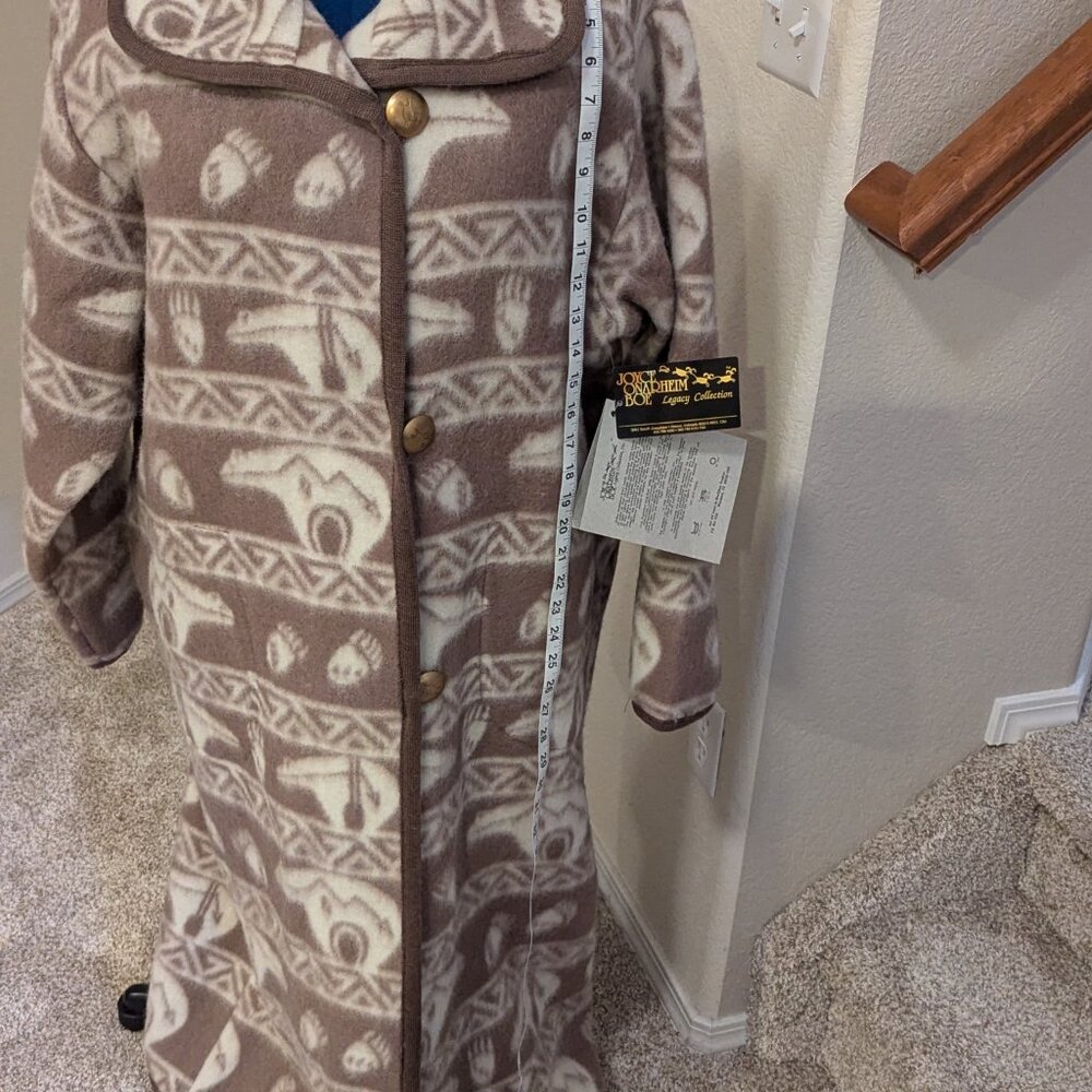 Legacy Collection Long Wool Coat, Fetish bear design